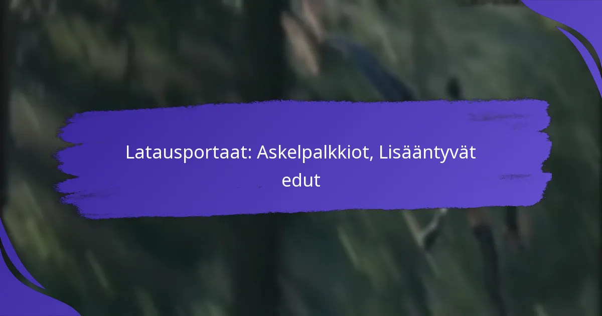 Latausportaat: Askelpalkkiot, Lisääntyvät edut