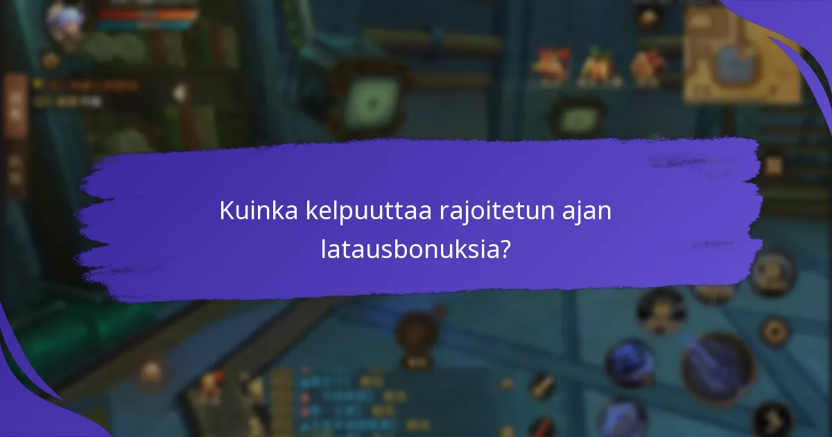 Miksi kiire ja erityistapahtumat ovat tärkeitä latausbonuksille?