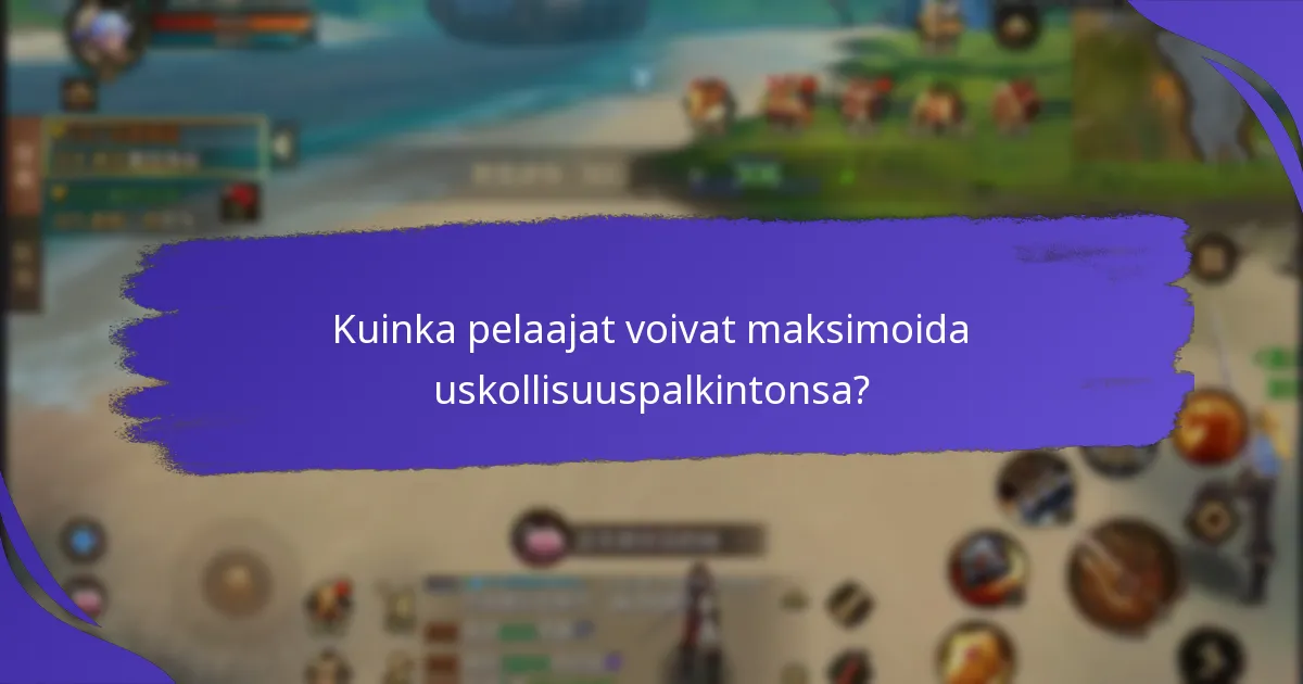 Millaisia palkintoja aktiiviset pelaajat voivat ansaita?