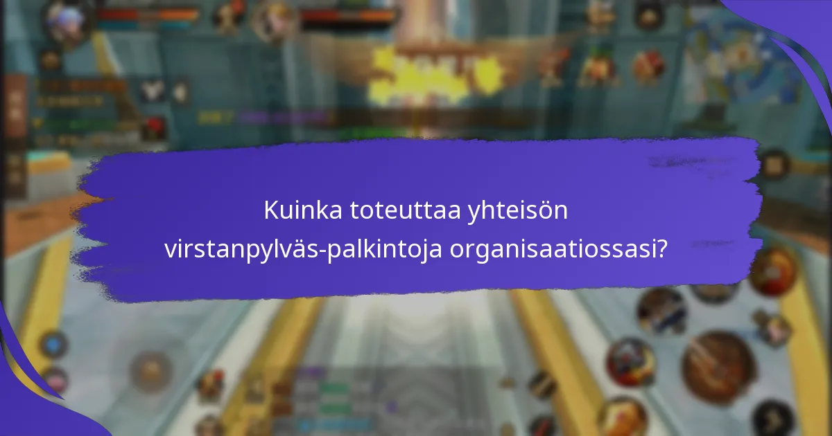 Kuinka yhteisön virstanpylväs-palkinnot toimivat?