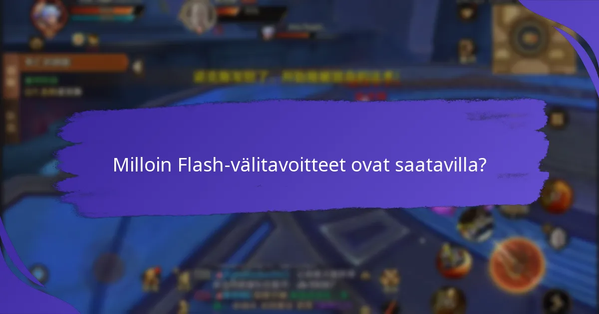 Mitkä strategiat voivat auttaa minua menestymään Flash-välitavoitteissa?