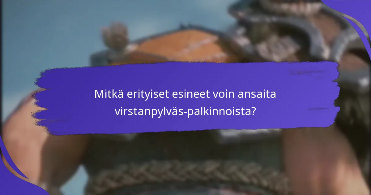 Milloin virstanpylväs-palkintotapahtumat järjestetään?