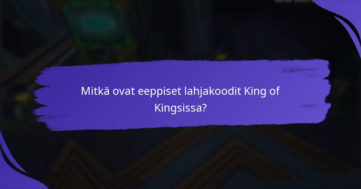 Missä löytää uusimmat eeppiset lahjakoodit?