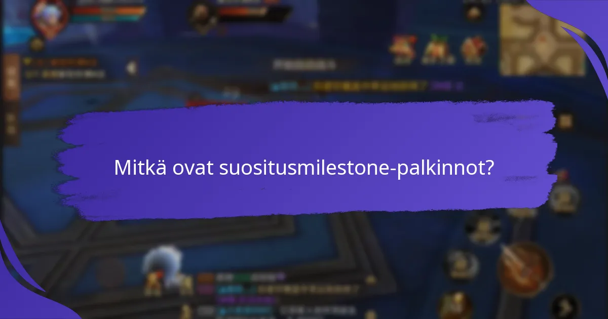Kuinka maksimoida palkinnot suositusohjelmasta?